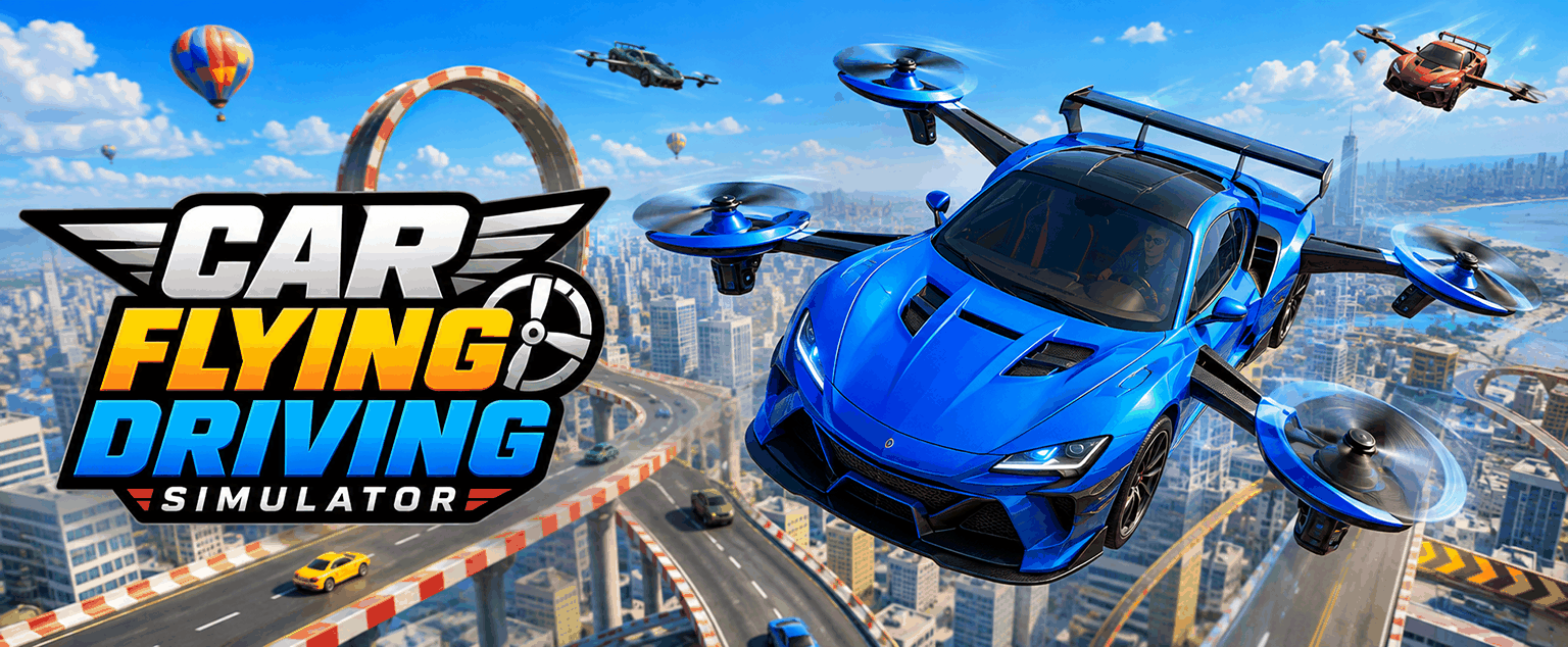 Car Flying Driving Simulator, a mobile game by Flux Play Games